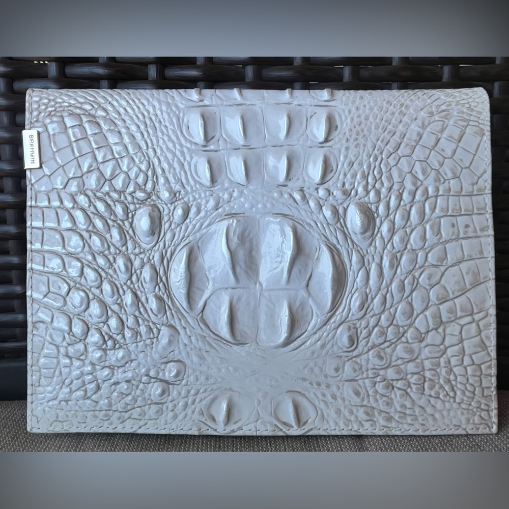 NWT Brahmin COCONUT MILK Melbourne Refillable Journal